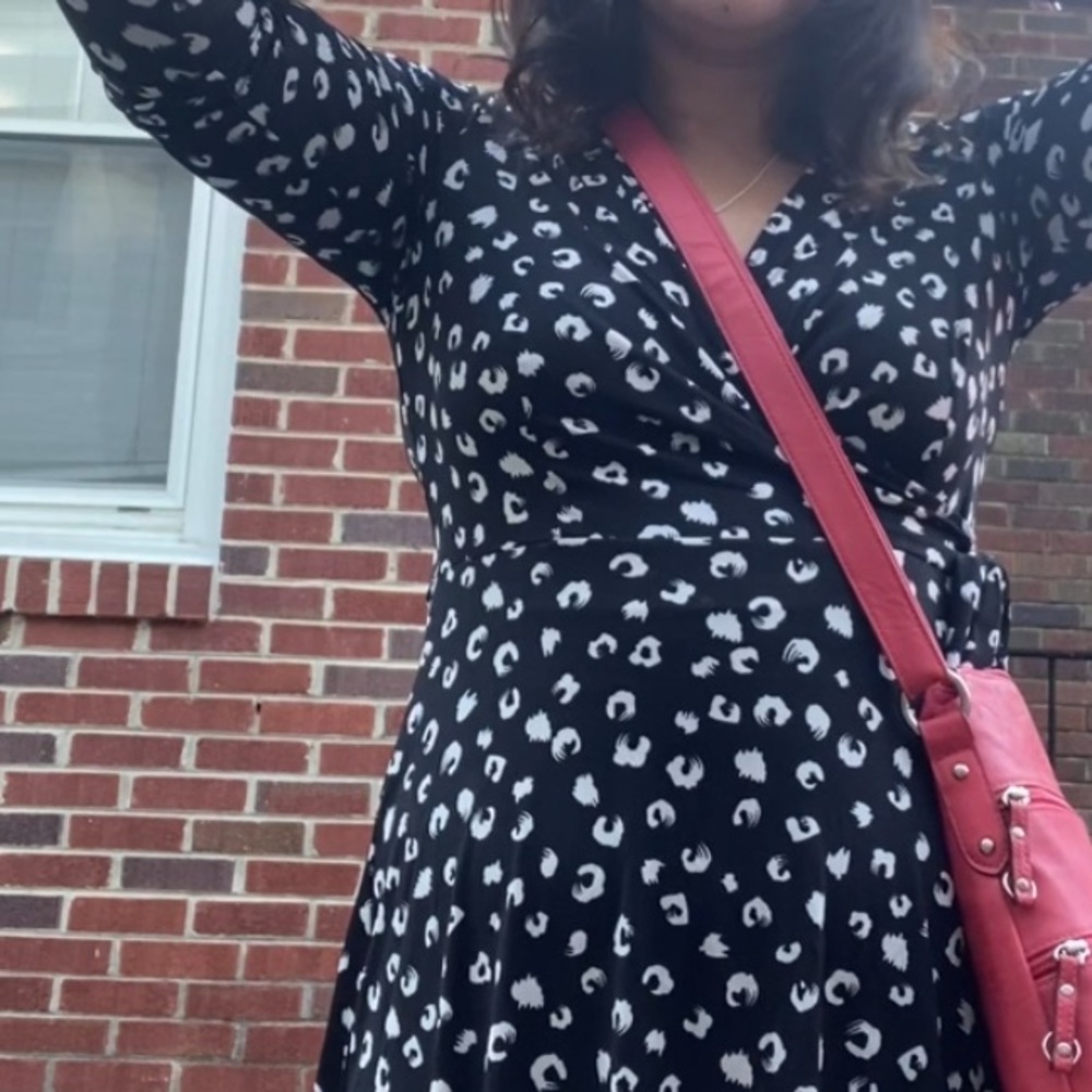 Hail3y :23 black and white dress - Picture 5 of 5